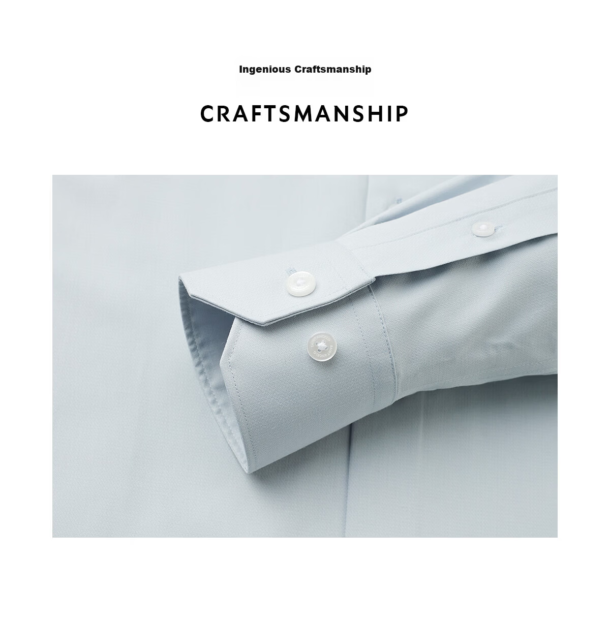 Baoxiniao Men's Cooling Long Sleeve Shirt Business Formal Wear KEBCA1103HU111 3